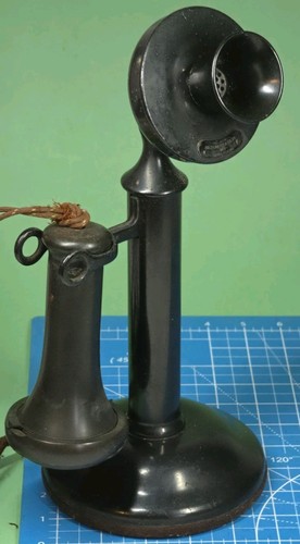 Antique candlestick telephone - antique,