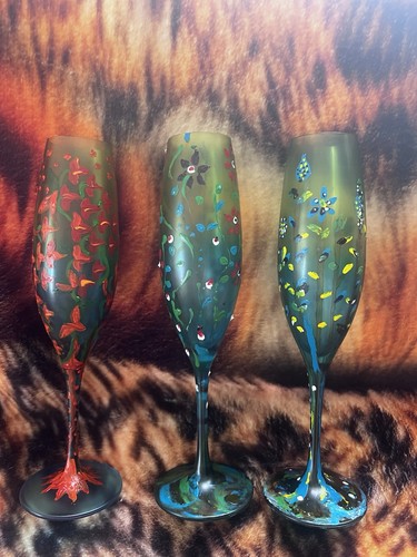 Decorative champagne glasses - decorative,