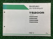 Suzuki TS200R Parts List 4th