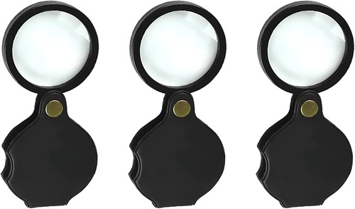 3pcs pocket magnifying glass - 3pcs,