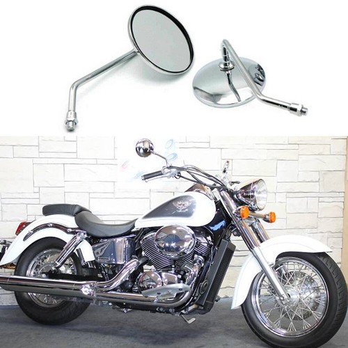 Chrome round motorcycle - round,