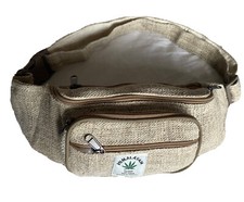 Eco Friendly/Fair Trade Hippy Boho 100%Hemp Bum Bag/Fanny Pack Festival/Travel