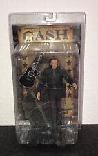 JOHNNY CASH 6” ACTION FIGURE, SOTA TOYS, 2006, MAN IN BLACK W/GUITAR, NRFB!