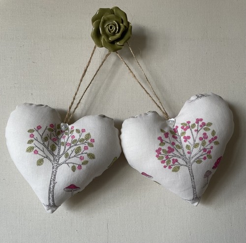 Pair handmade heart - heart, door