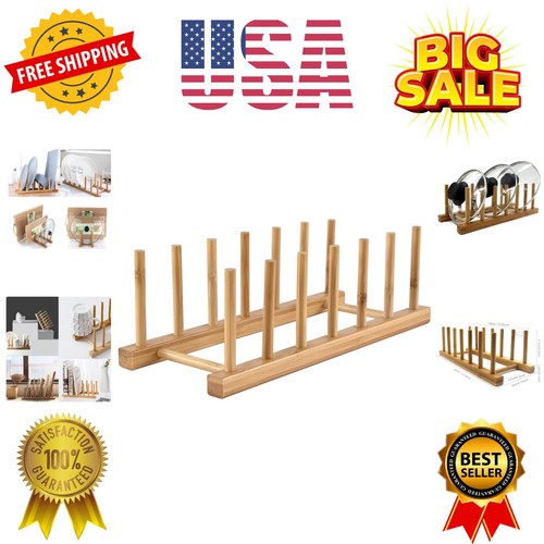 Bamboo wooden dish rack - wooden,