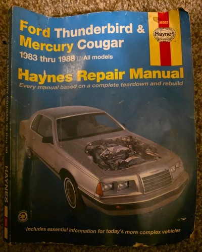 Haynes repair manual 1983 - haynes,