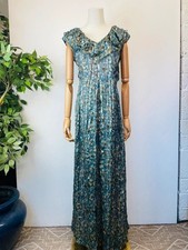 Vintage 70s Blue Gold Pure