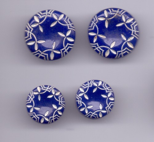 Vintage glass buttons - glass,