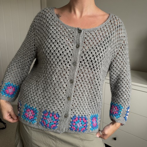 Handmade knitted cardigan