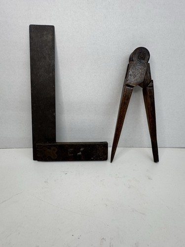 Antique square and compass - square,