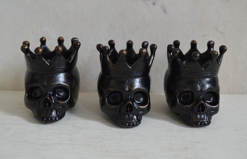 Set black skull - 3,