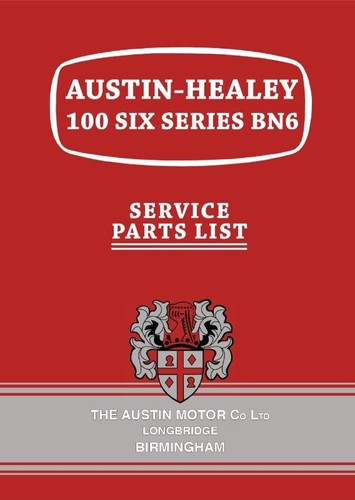 Austin healey 100 bn6 parts - austin-healey,