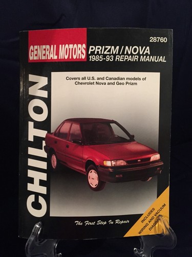Chevrolet nova geo prizm - chevrolet,