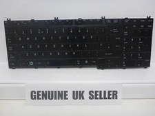 TESTED Toshiba Equium Glossy Black L350d-11d- PSLE2E-001002KS Laptop UK Keyboard