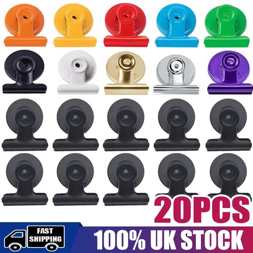 20x magnetic bulldog clips - magnetic,