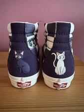 VANS Sailor Moon Sk8-Hi – Pretty Guardian Luna & Artemis – Purple UK10 Rare