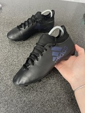 Adidas X 17.3 FG S82364 Techfit Football Boots Black Men's Size 7 UK