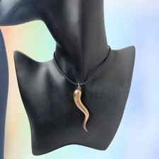 Antique 9ct Rose Gold  Cornicello Pendant 4.73 gm Horn of Life