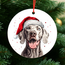 Weimaraner Dog Christmas