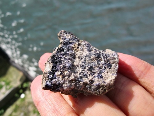 Blue john fluorite crystal - john,