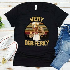 Funny Mens T-Shirt Vert Der Ferk Swedish Chef Cook Boys Girls Novelty Gift Xmas