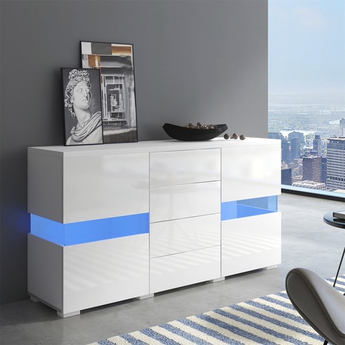Led sideboard buffet cupboard - led,