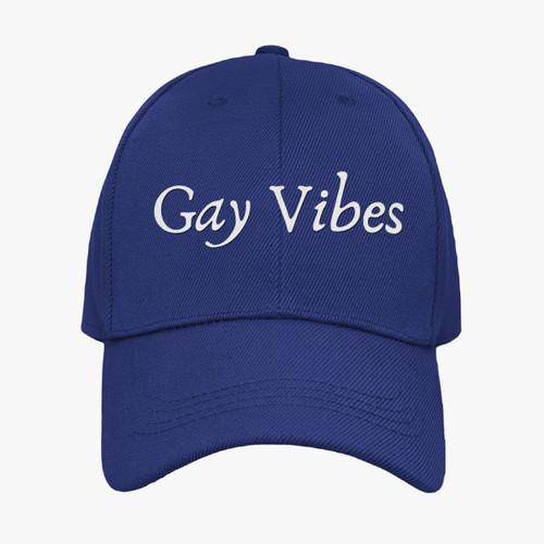 Gay vibes cap sassy baseball - cap,
