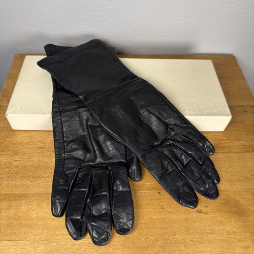 Vintage italian leather gloves - italian,