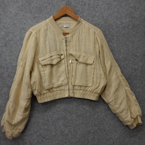 Y2k crop linen jacket - y2k, zara