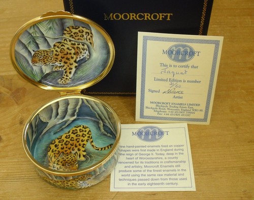Boxed ltd moorcroft enamels - boxed,