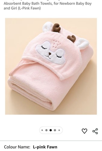 Pink baby hoded - pink,