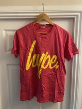 Hype Men's T-Shirt Size M Pink
