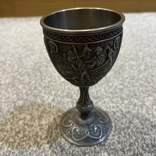 King Arthur Excalibur Goblet – Franklin Mint 1989 – Pewter Arthurian society 