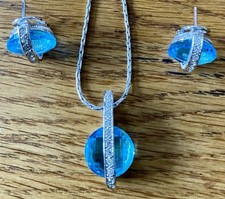 CIRO Pale Blue And Diamanté