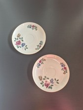 2x MZ Czech Saucers Plates 6"