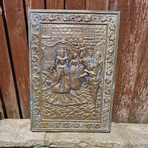 Vintage decorative brass tudor - vintage,
