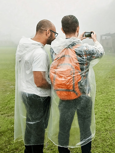 6pcs disposable rain poncho - rain,