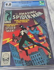 AMAZING SPIDER-MAN #252 CGC 9.0 DIRECT EDITION  1ST APPEARANCE OF BLACK SUIT