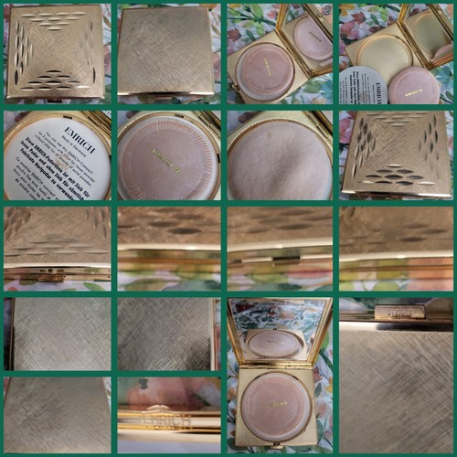 Vintage emrich powder compact - vintage,