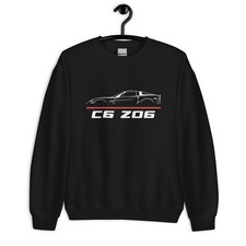 Premium Sweatshirt For Corvette C6 Z06 Car Owners Birthday Gift
