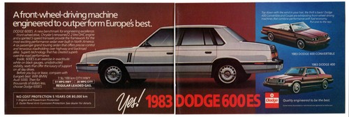 1983 dodge 600 vintage - 1983,