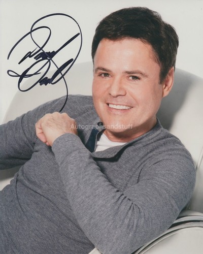 Donny osmond hand signed 8x10 - osmond,