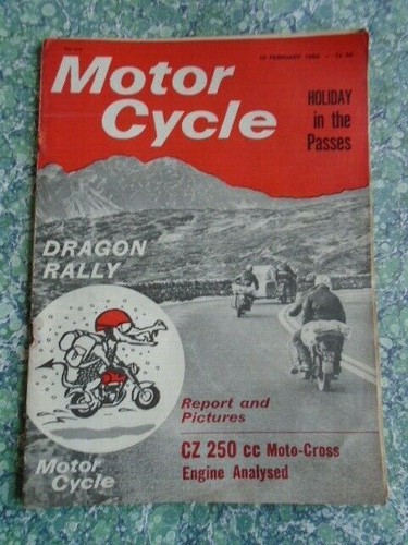 Motor cycle magazine 1966 - cycle,