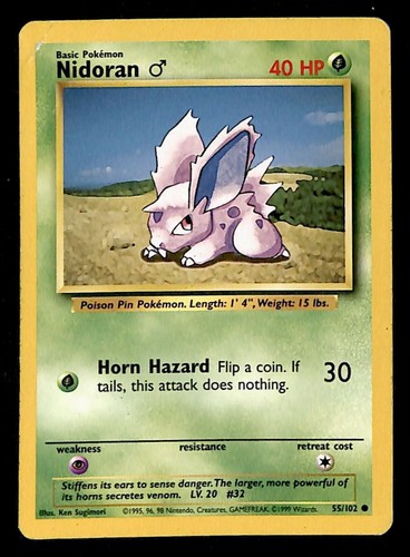 Nidoran base set - nidoran,