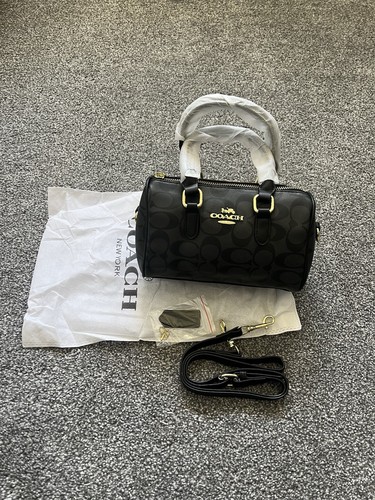 Coach black signature rowan - coach,