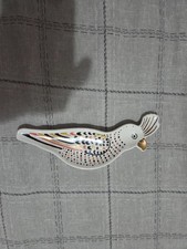 Cockatoo White Ceramic Trinket