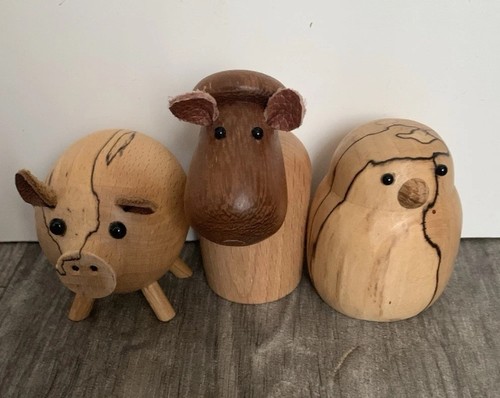 Small handturned wooden - 3,