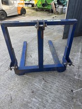 COMPACT TRACTOR PALLET FORKS & PINS CATEGORY 2 3PT LINKAGE HEAVY DUTY *NO VAT*