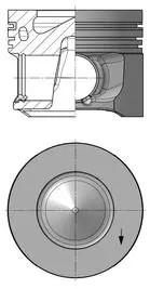 Engine piston 41265610