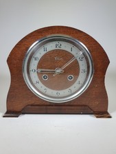 Elco Perivale Vintage Mantel Clock  For Repair Parts Display Design